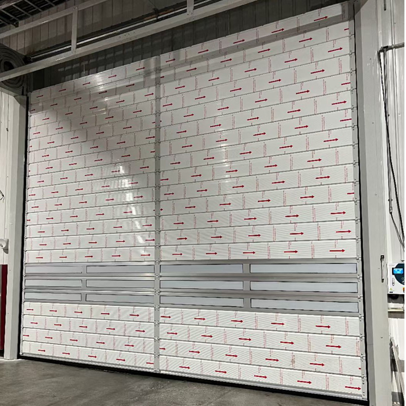 Hard and fast rolling shutter door-1