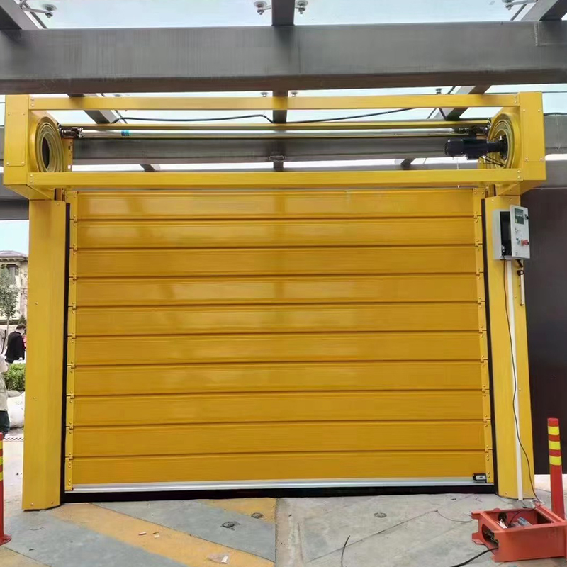 Hard and fast rolling shutter door-4