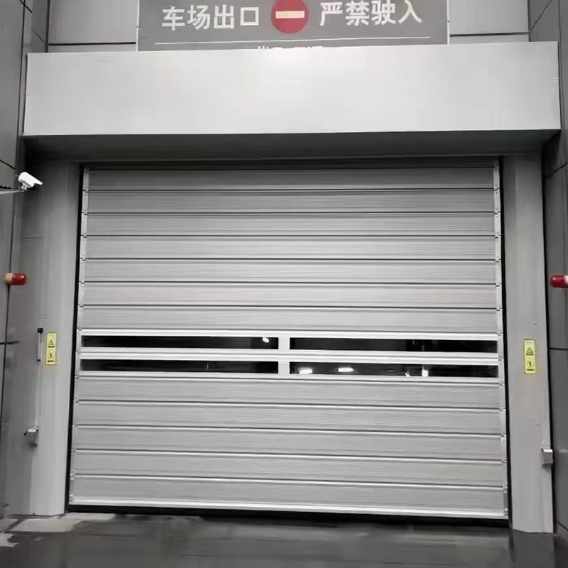 Hard and fast rolling shutter door-6